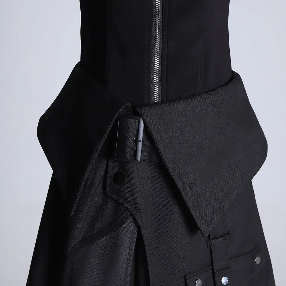 2025 Abito di abbigliamento scuro Lolita femminile di design di nicchia stile estivo