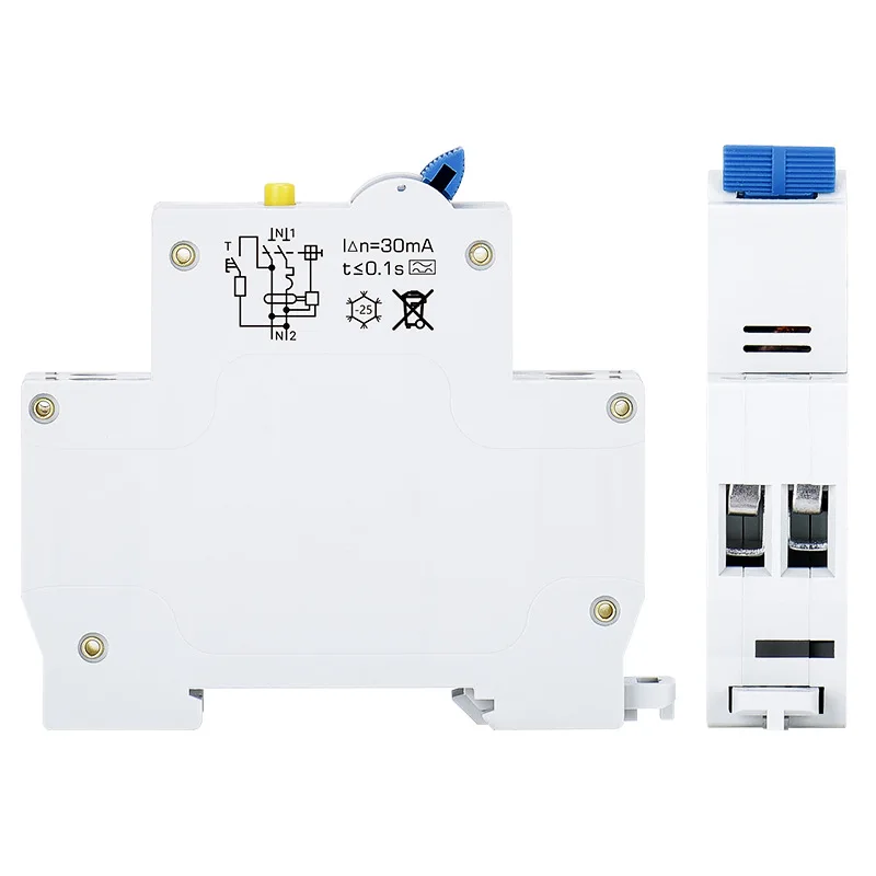 DPNL Residual Current Circuit Breaker RCBO Type A 30MA RCD MCB RCCB 1P+N  20A 25A 32A Leakage Protection