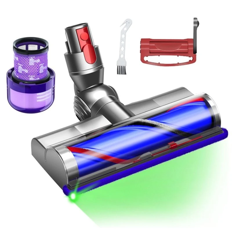 A88M Head Turbine Floor Tool Vacuum Attachments With Dust Detect   For Dyson V11  Cyclone Cordless Cleaners Parts With Filters