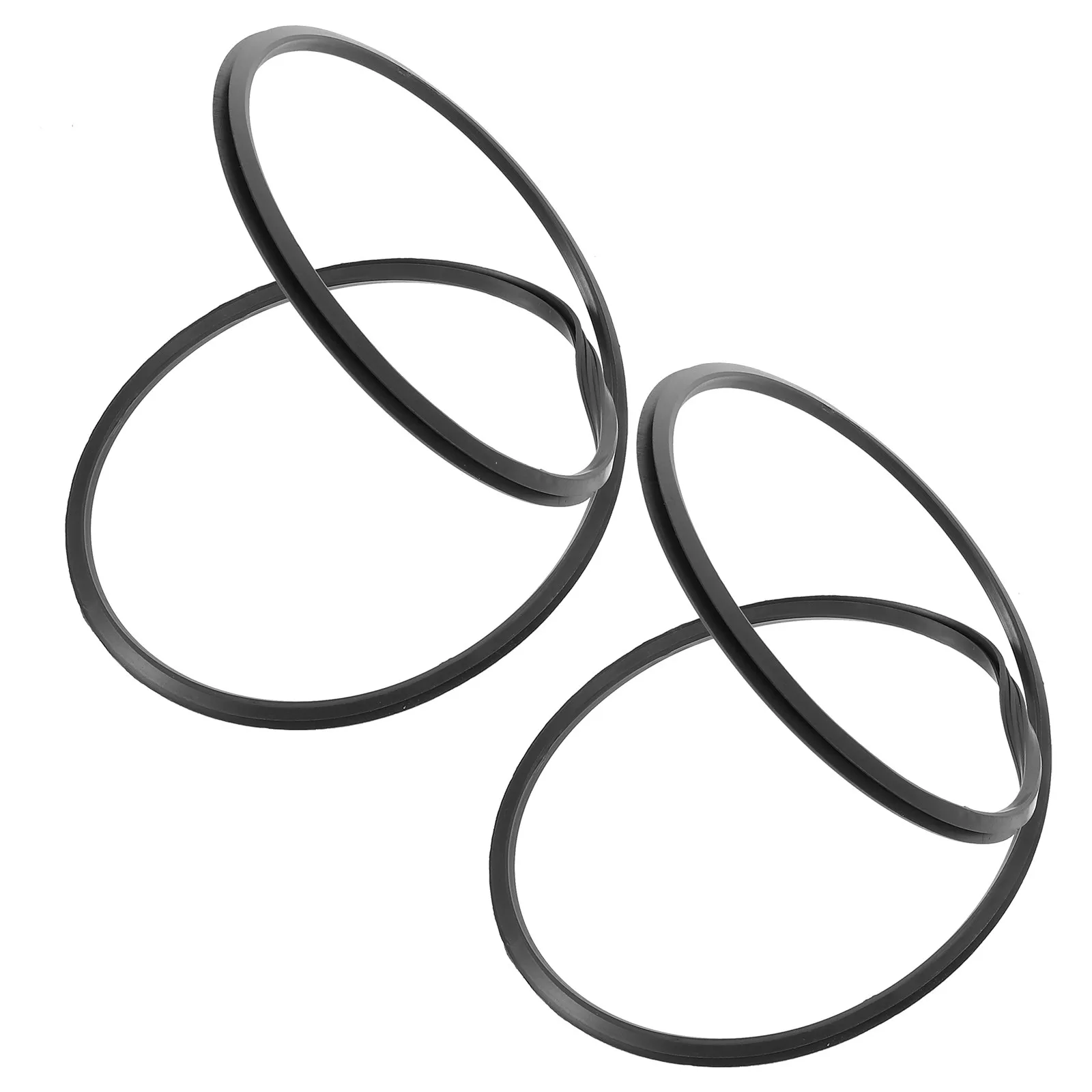 

2Pcs Salon Chair Hydraulic Base Ring Plastic Protective Gasket for Barber Styling Chairs Stable Noise Reduction Easy Clean