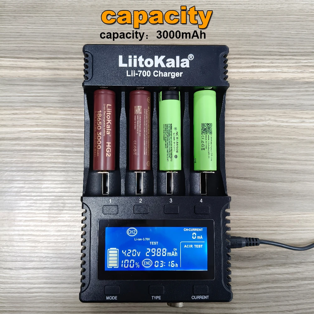 1-30 sztuk LiitoKala HG2 18650 3000mah wysokiej mocy rozładowania akumulator moc baterii wysokie rozładowanie, 30A prąd o dużym napięciu