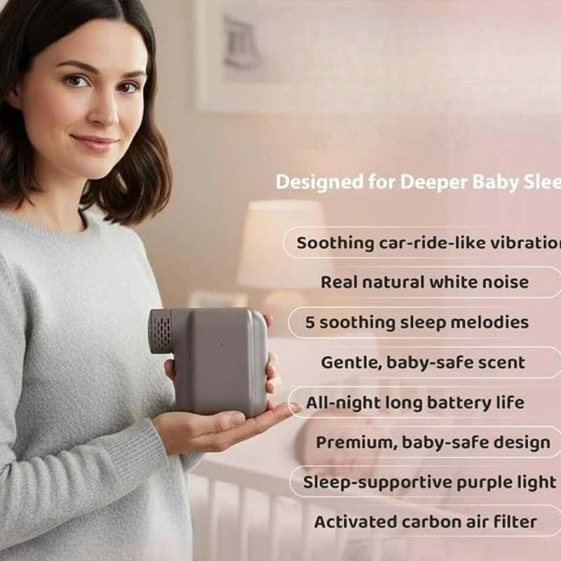 Baby Clip-On Multi Sound Machine Silicone Anti-Slip Clip Car Home Mini Electronic Accessory