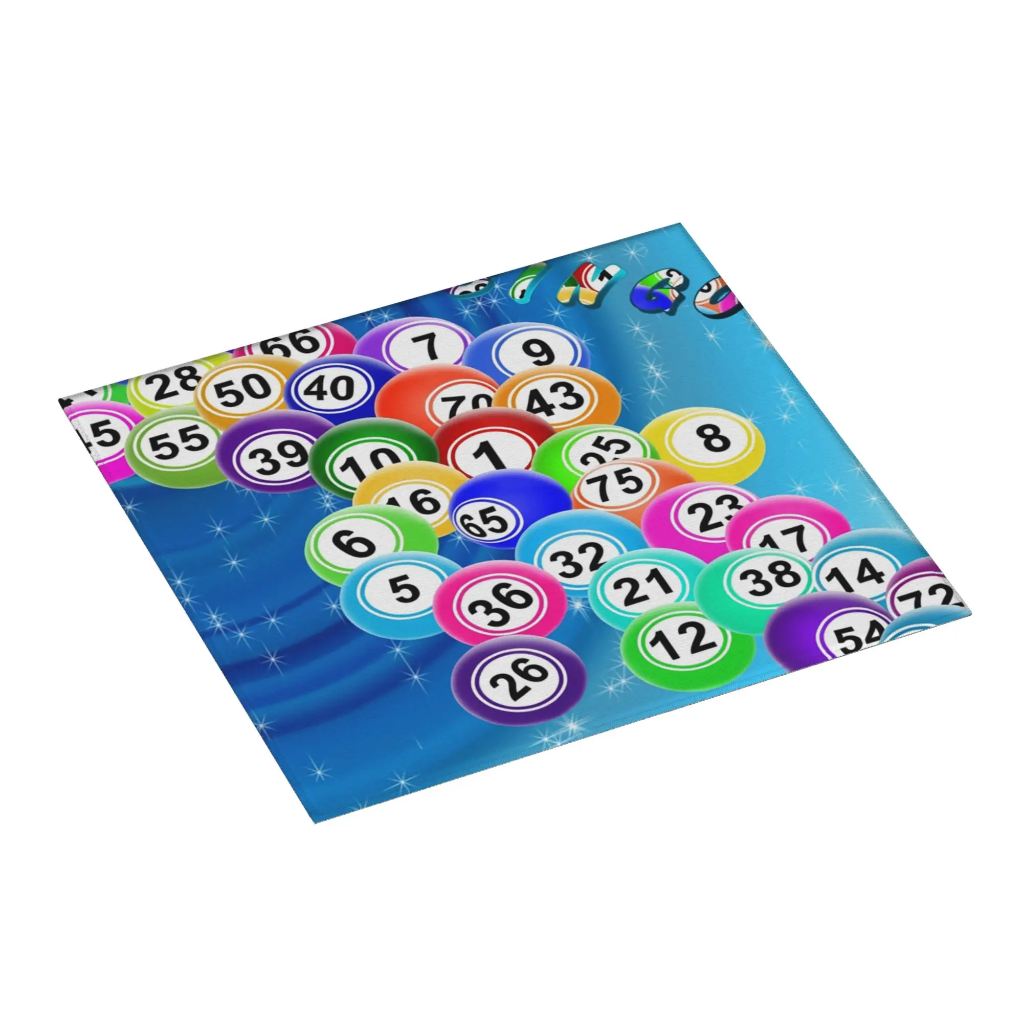 Drying Mat For Kitchen Bingo Balls Water Absorbent Waterproof Reusable Paper Game On Slip Kitchen Counter Protector Mat