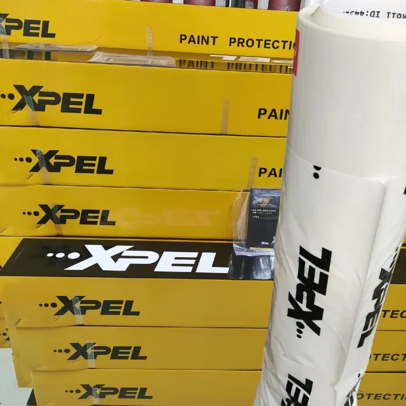 XPEL 8.5MIL طبقة حماية طلاء السيارات عالي اللمعان من مادة البولي يوريثان PPF شفافة مقاومة للحرارة شفاء ذاتي مضاد للاصفرار قوي #3