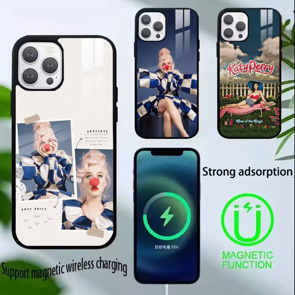 

Singer K-Katy Perry 14 Phone Case For iPhone17,16,15,14,13,12,11 Plus,Pro Compatible with magnetic wireless charging