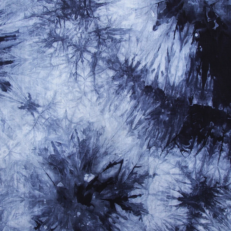 Cotton Linen Tie-dyed Fabric By The Meter for Dresses Clothing Pants Skirts Sewing Children\'s  Thin Drape Summer Printed Textile