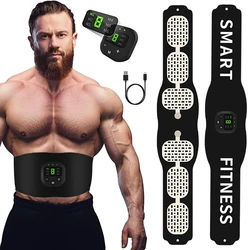 EMS Muscle Stimulator Massage ABS Abdominal Trainer Belt Slimming Massager Unisex Body Belly Weight Loss Body Shaping Fitness