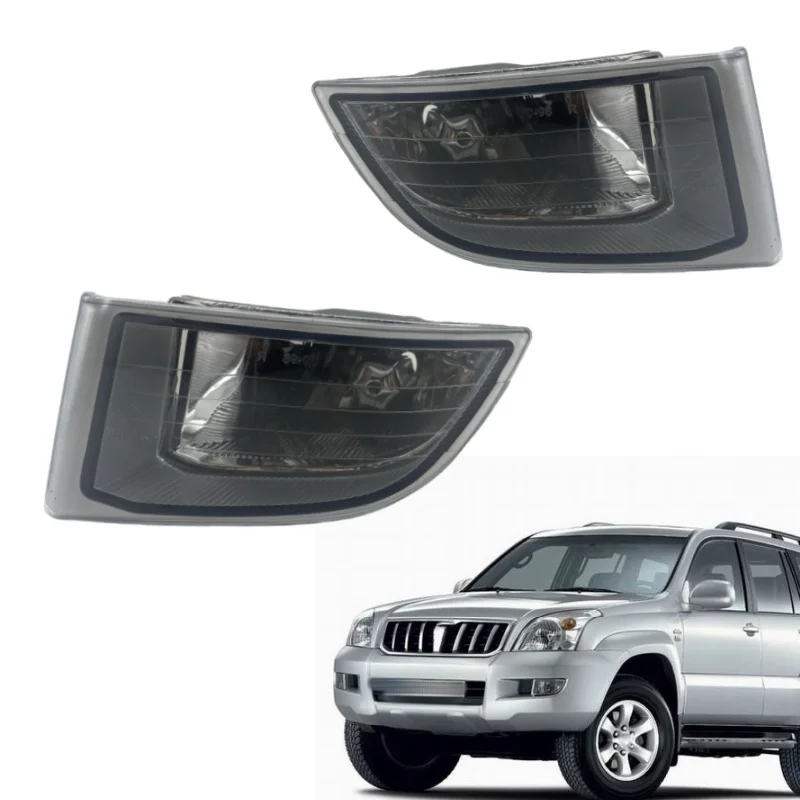 Car Acceesories Fog Lights For Toyota Land Cruiser Prado 120 2002-2009 Fog Lamps Driving Lamp no bulbs