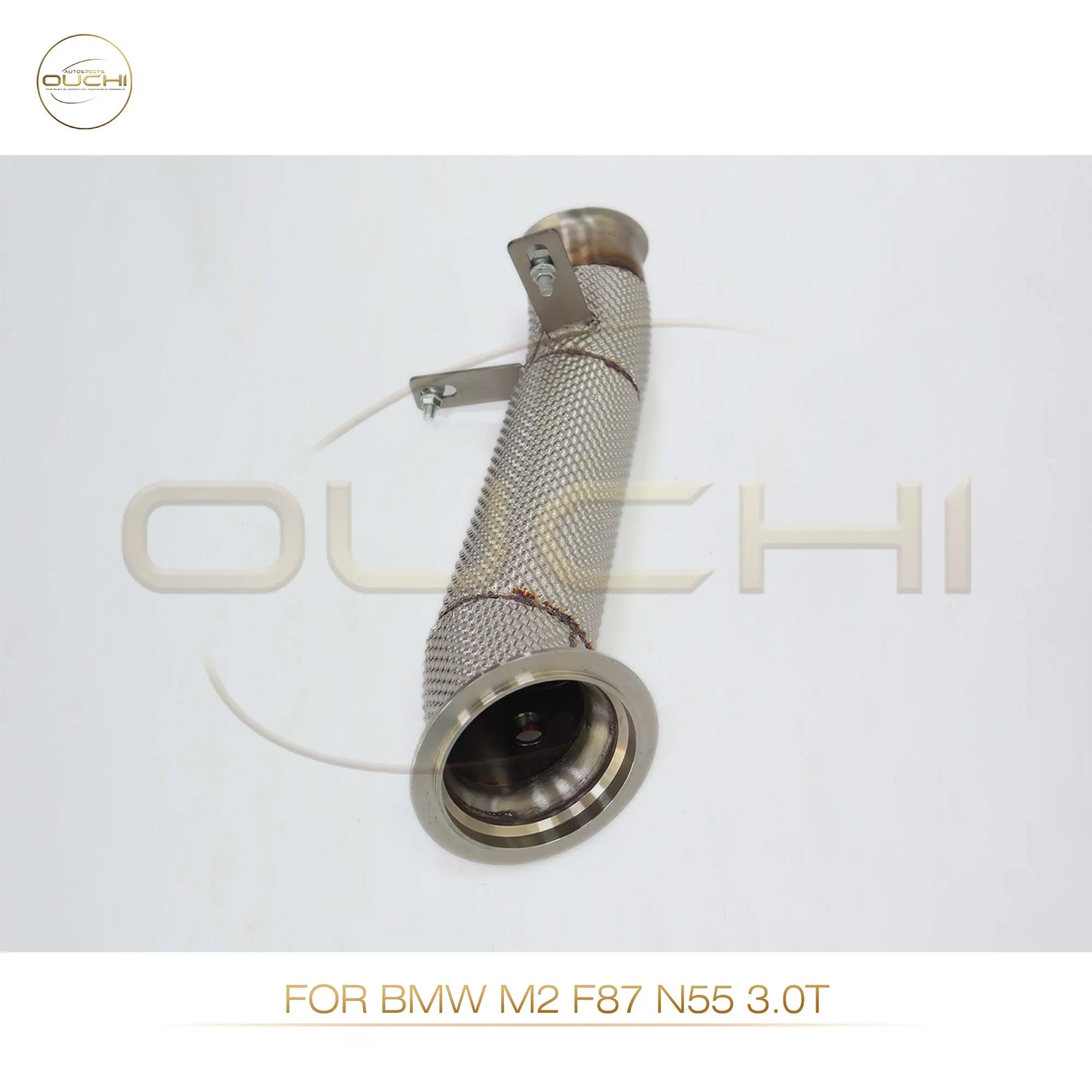 Ouchi No Fault Light Downpipe for BMW X5 G05 X6 G06 M50i 2019-2023 4.4T N63 Engine V8 Performance Exhaust Pipe Upgrade