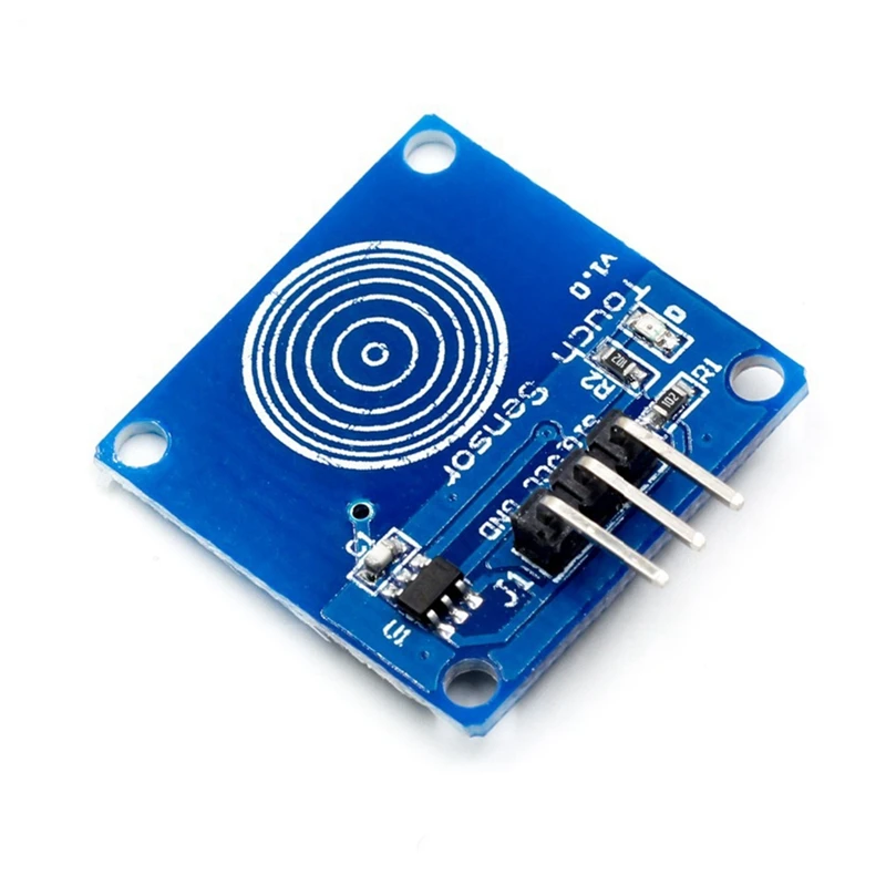 5ชิ้นโมดูลสวิตช์สัมผัสแบบคาปาซิทีฟเซ็นเซอร์ระบบสัมผัสดิจิตอลแบบ TTP223