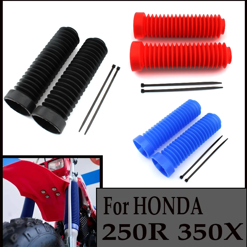 Motorcycle Front Fork Dust Cover Boot Gaiter For Honda ATC 250R 1983-1986 Front Shock Absorber Protector Modified Parts