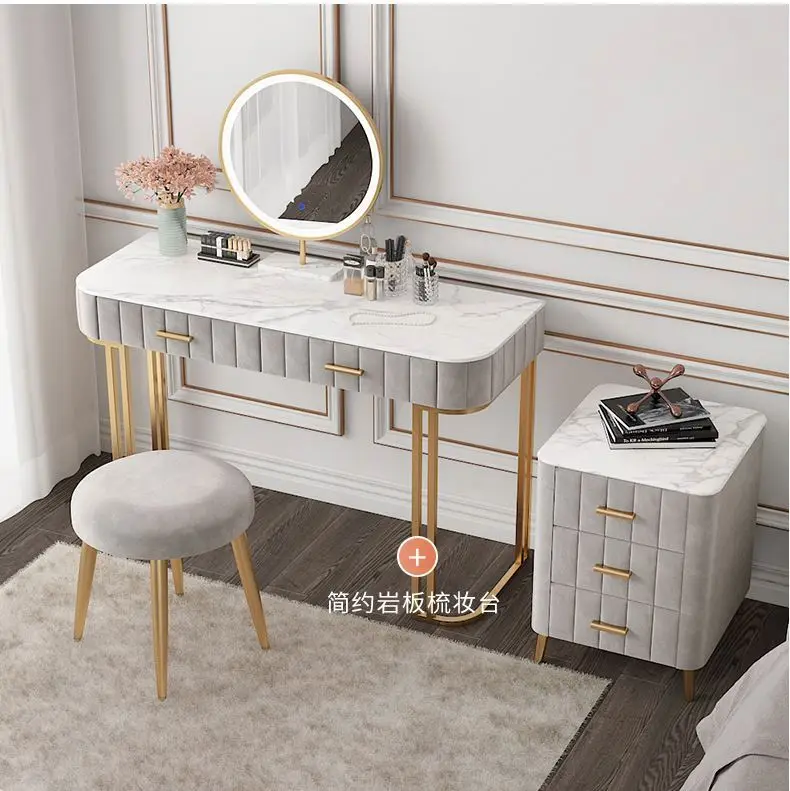 Industrial Knock Down Furniture Vintage Metal Wood Nightstand Bedside Tables For Bedroom image 2