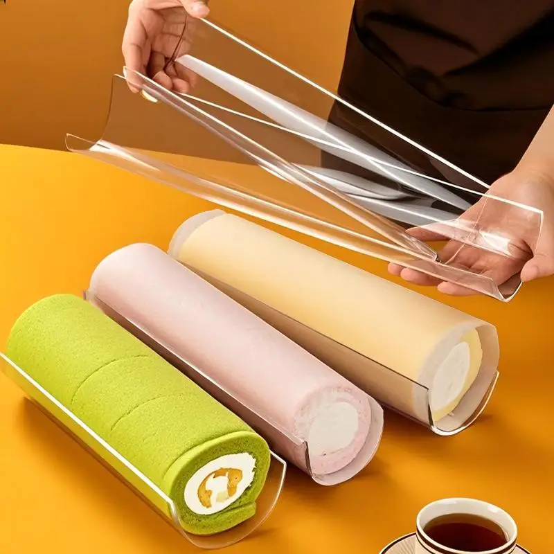 1pc Thickening Cake Roll Shaping Retainer Acrylic Semicircle Cake Mold Pastry U-shaped Baking Tool
