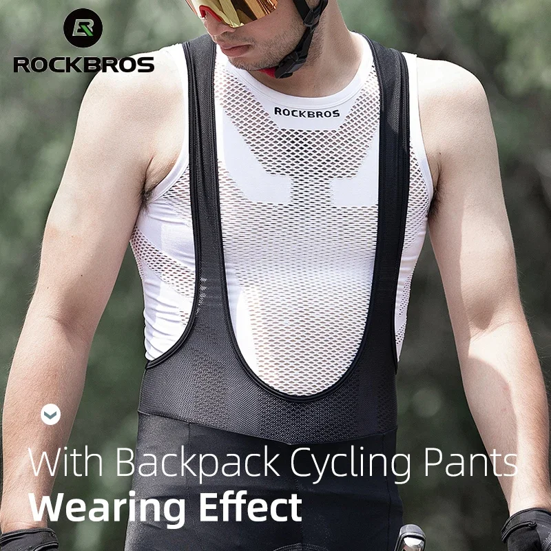 ROCKBROS Men's Cycling Vest - Sleek, Breathable Bike Underwear