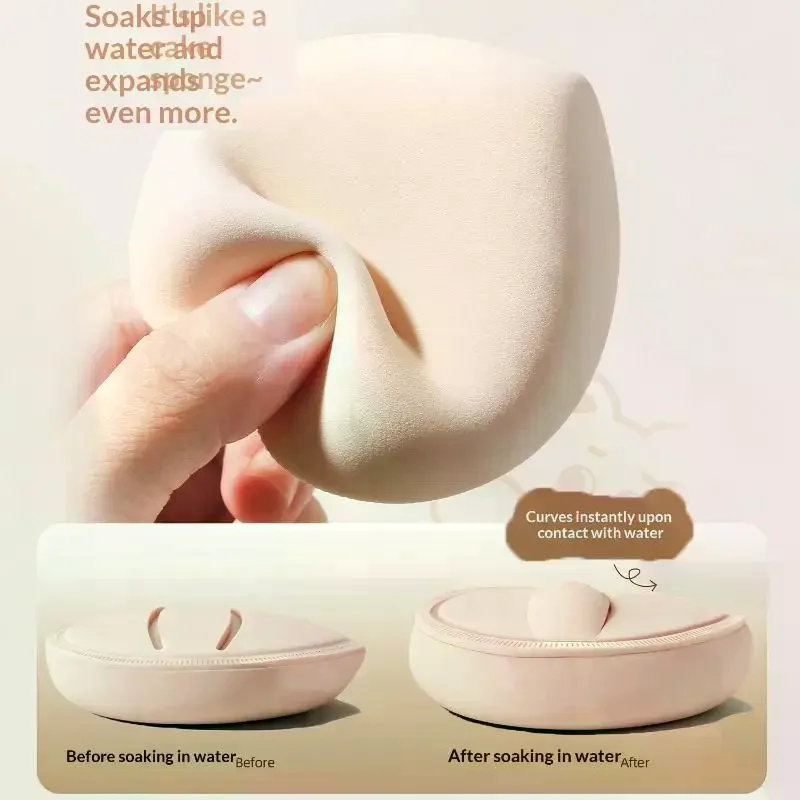 /Kuz/1Pcs Soft Dry Wet Use Foundation Cosmetic Tool Powder Puff Marshmallow Air Cushion Makeup Sponge