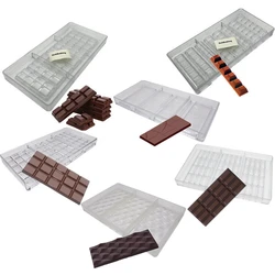 Heavy Duty Break-Apart Chocolate Bar Mold Polycarbonate Candy Bar Maker 3D Poly Carbonate Moulds