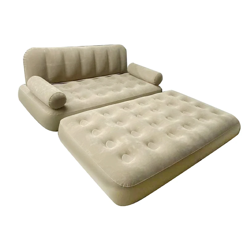 

Multifunctional Folding Inflatable Sofa for Outdoor Camping Portable Air Sofa Bed Two Seater