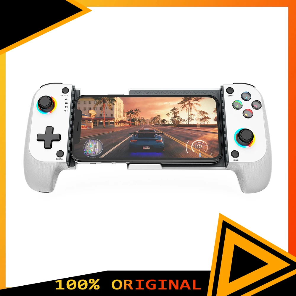 

Mobile Game Controller for iPhone and Android Wireless Bluetooth Game Controller with RGB Light Support Play PS Remote Play Xbox