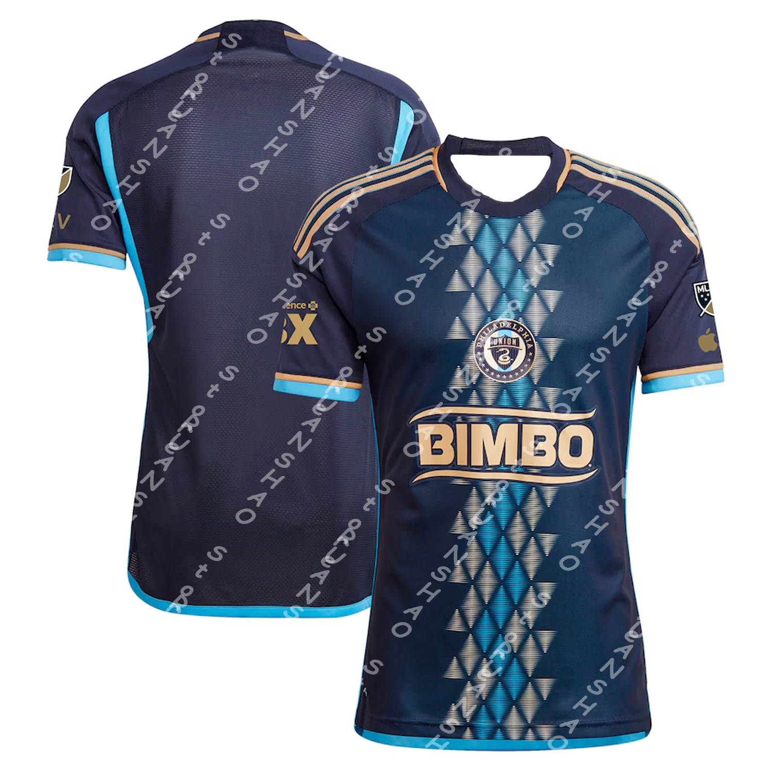 2024 New Arrive Style Philadelphia Union Navy Football Jersey Man Women Daily Sport T-Shirt Comfort Breathable Tee Fashion Top