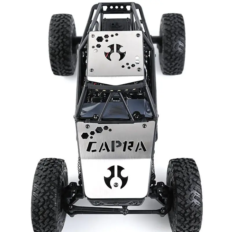 Axiale 1/18 UTB18 Capra Kid Metalen Auto Shell Rvs Body Armor Bodem Onderdelen TP-E0301103