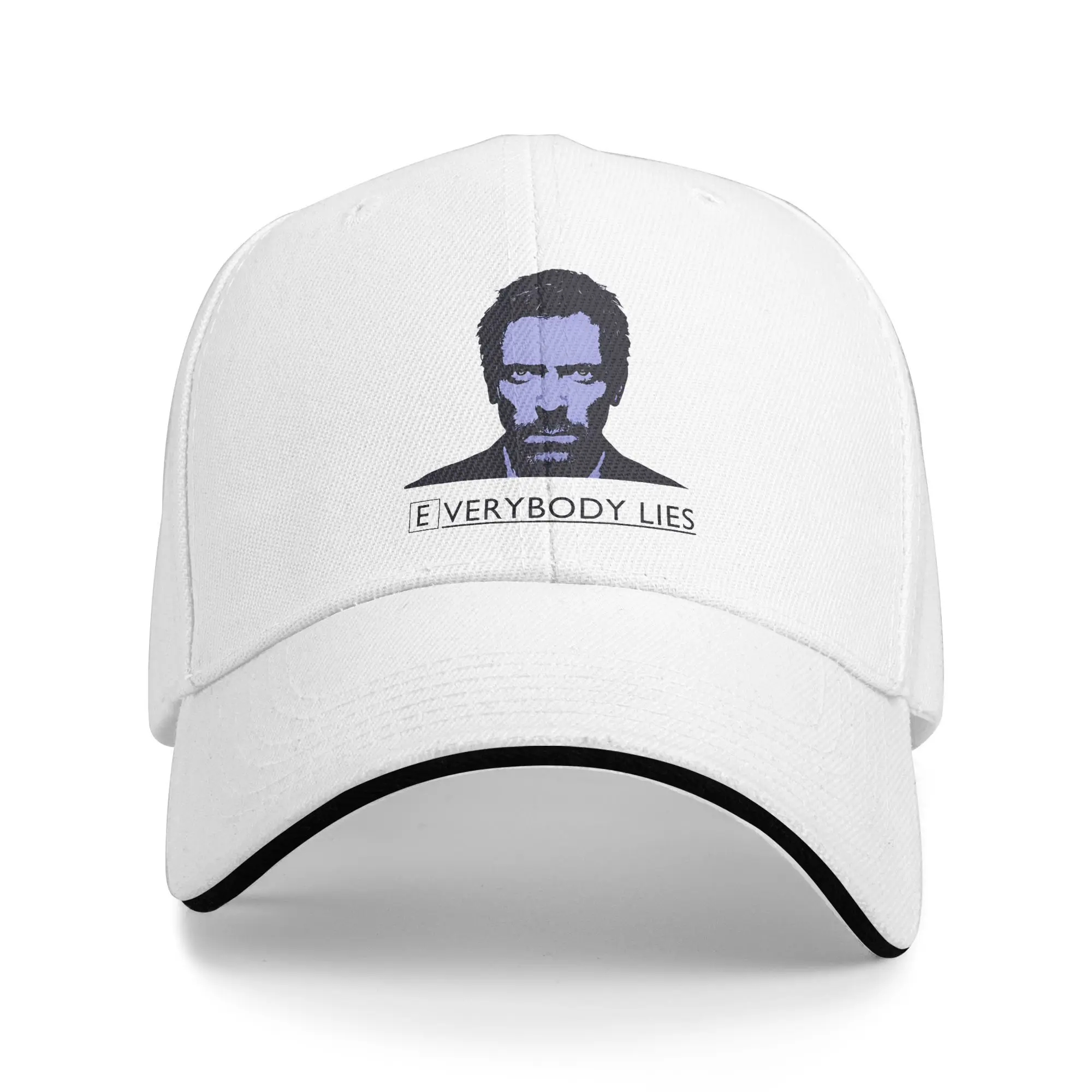 Summer Casual Baseball Cap Dr. Gregory House Everybody Lies Outdoor Sport Trucker Hat For Unisex-Teens Sun  Classic Snapback Cap