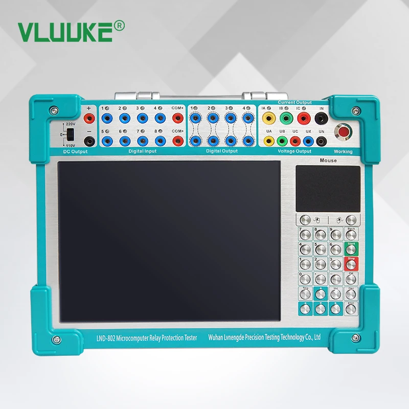 VLUUKE LND-802 Microcomputer Relay Protection Tester 3-Phase Current Output 8.4