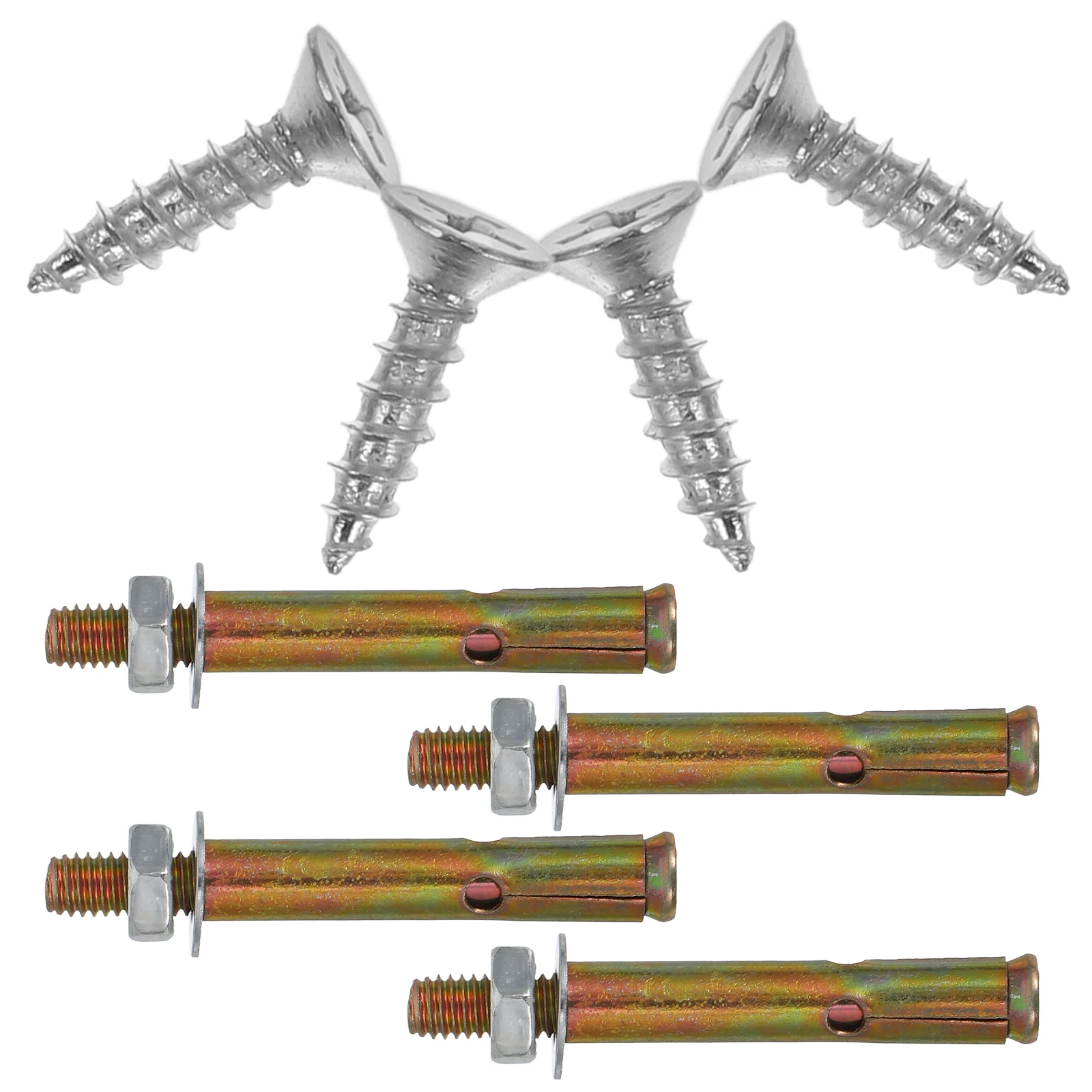 

Electroplated Colorful Expansion Screws Head Bolts for Fences Doors Decor Durable Masonry Anchors Hollow Wall Sleeve Anchor