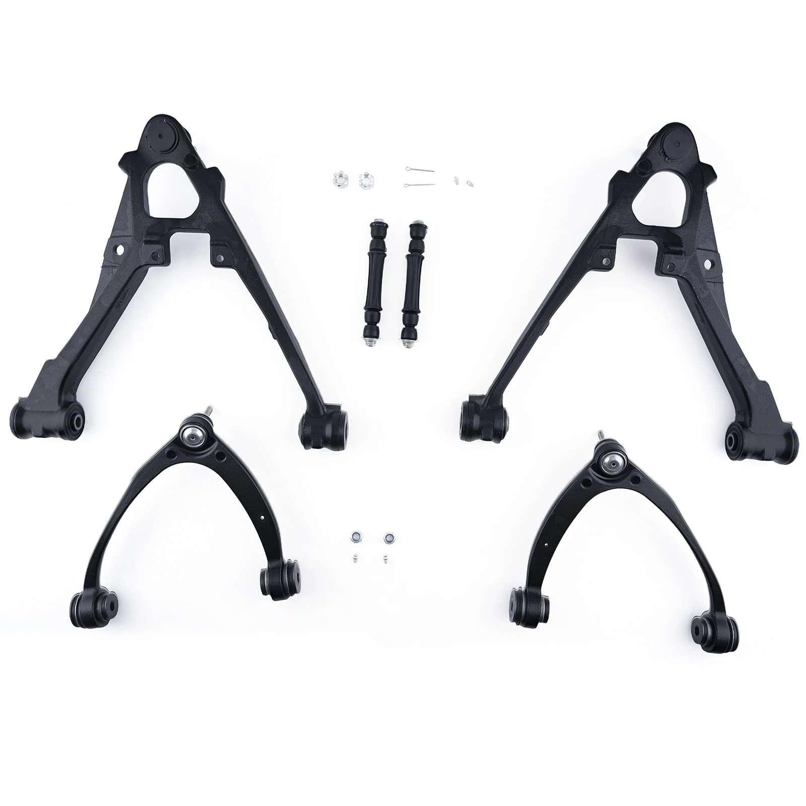 

6x Front Upper Lower Control Arms Kit For Chevy Silverado Suburban 2007-2014