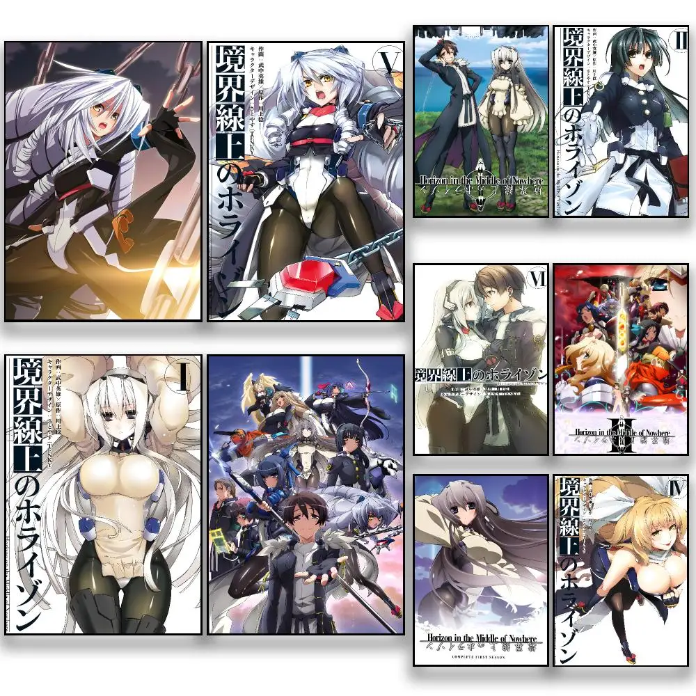 Anime H-Horizon in the Middle of Nowhere Poster HD Removable Wall Art Gift Bedroom Lounge Dorm Office Gaming Cafe Bars