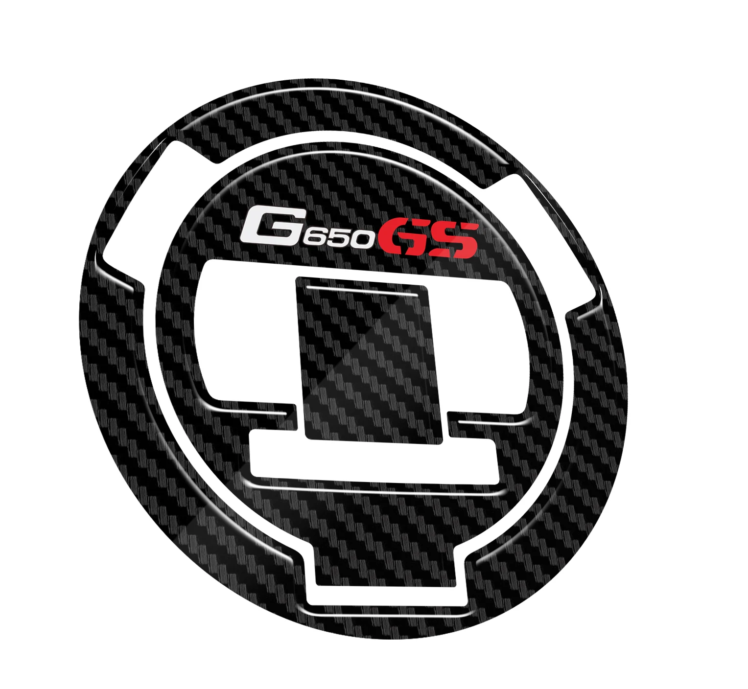

3D Carbon-look Motorcycle Fuel Gas Cap Protector Decals For BMW G650GS G 650 GS 2008-2018 2015 2017 2006 2009