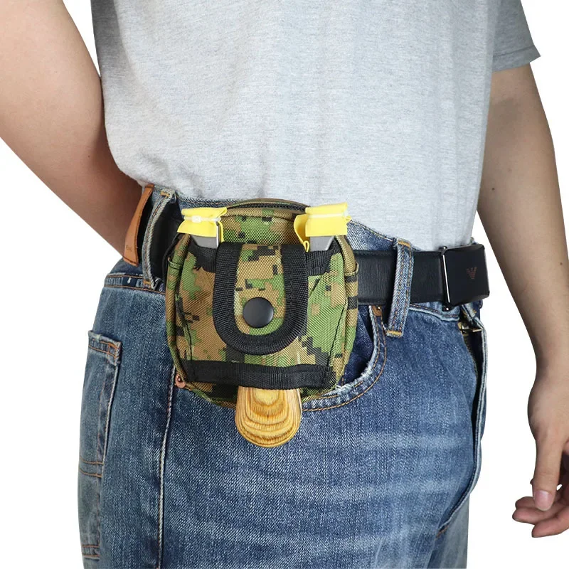 

Portable Slingshot Bag Abrasion Resistant Marbles All-in-One Bag Waist Mounted Tactical Camouflage Outdoor Slingshot Bag