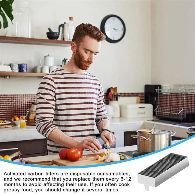 Essential Top Clean Air Recirculation Replacement Filter For Cooker Hoods Suitable For Siemens HZ9VRCR0 HEZ9VRUD0 17004796