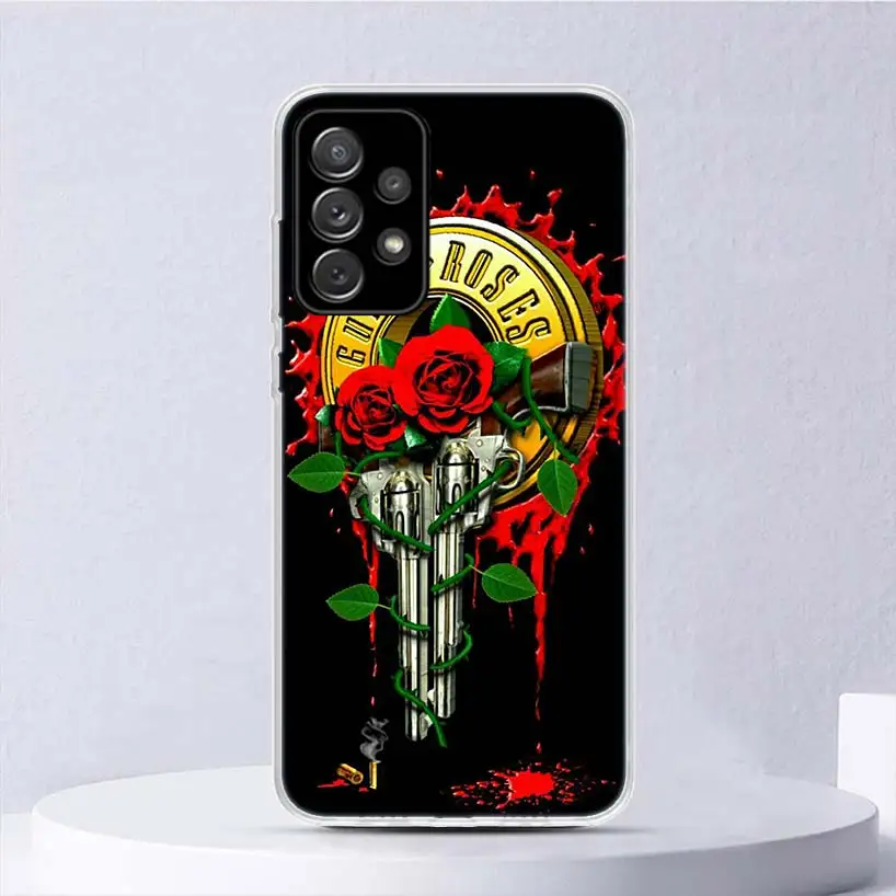 Guns N Roses Good Time Soft Case For Samsung Galaxy A15 A14 A13 A12 A55 A54 A53 A52 Phone Cover A35 A32 A33 A25 A23 A22 A05S A04