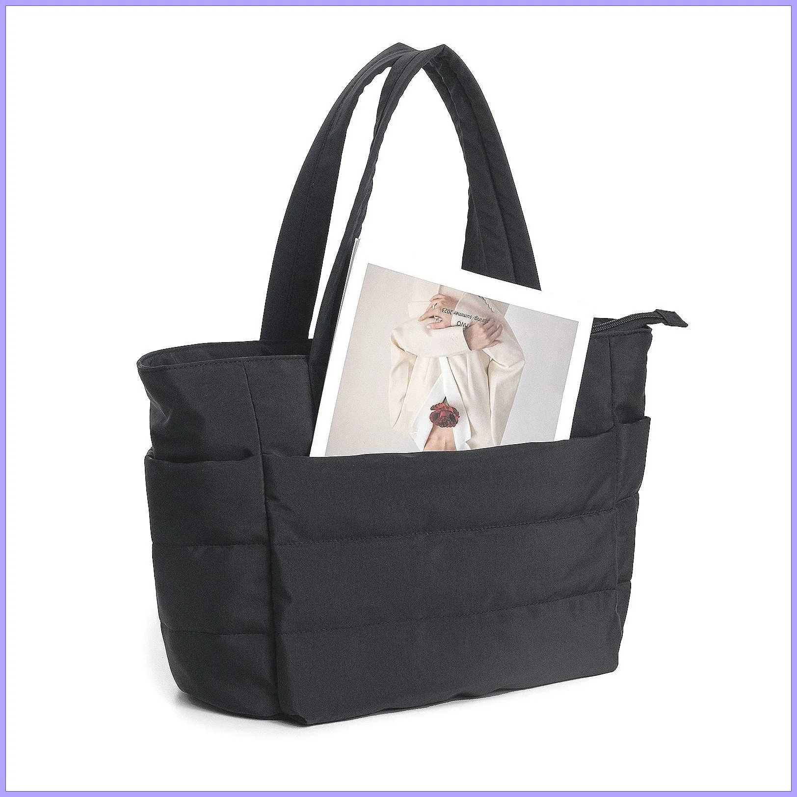 Crossbody Women's Handbag Lightweight Fluffy Tote Bag Portable Travel Fitness Work Casual Shoulder Bag Cross-Border Hot