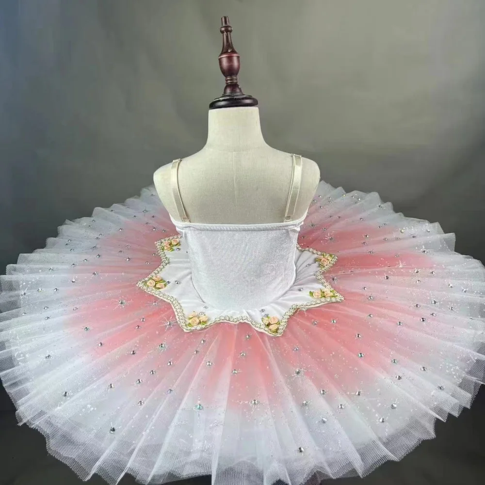 Professional Ballerina Ballet Tutu For Child Kids Girls Adults Women Flower Pancake Tutu Swan Dance Costumes Ballet Dress Girls