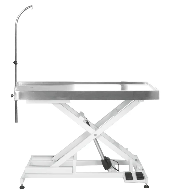 FT-861series Electric lifting SUS304 stainless steel exam table with tilting tabletop and castors