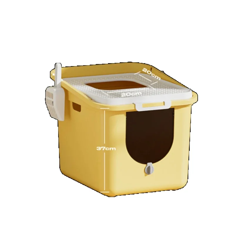 

Enclosed Deodorization Cat Bedpans Large Leak Proof Top Entry Cat Bedpans Clean Training Kedi Tuvaleti Cats Supplies