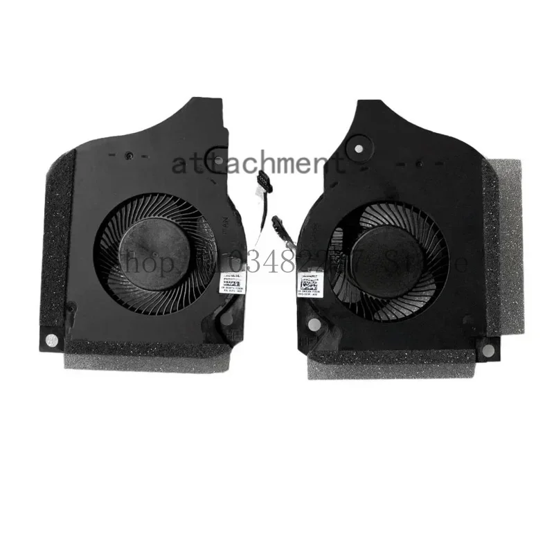 

WYORESY Laptop CPU GPU Cooling Fans for DELL INSPIRON G5-5590 G7-7590 G7-7790 0C04TH 006KT2 Fan Cooler Radiator DC12V 4PIN