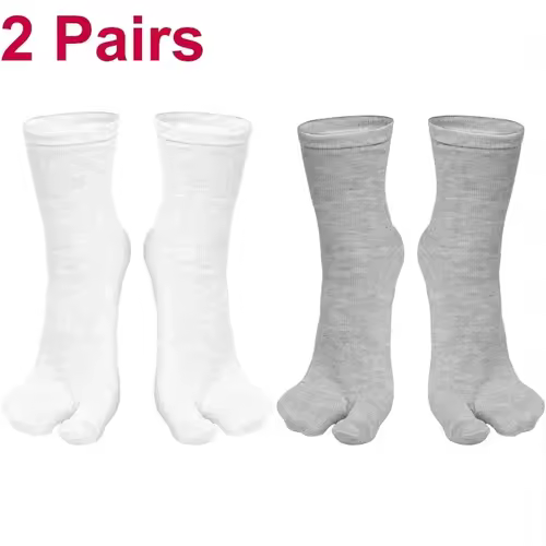 Fashion Japanese Style Tabi Toe Socks for Men Women Summer Fiber Two Finger Socks Kimono Flip Flop Sandal Split Tabi Toe Sock - Image 14