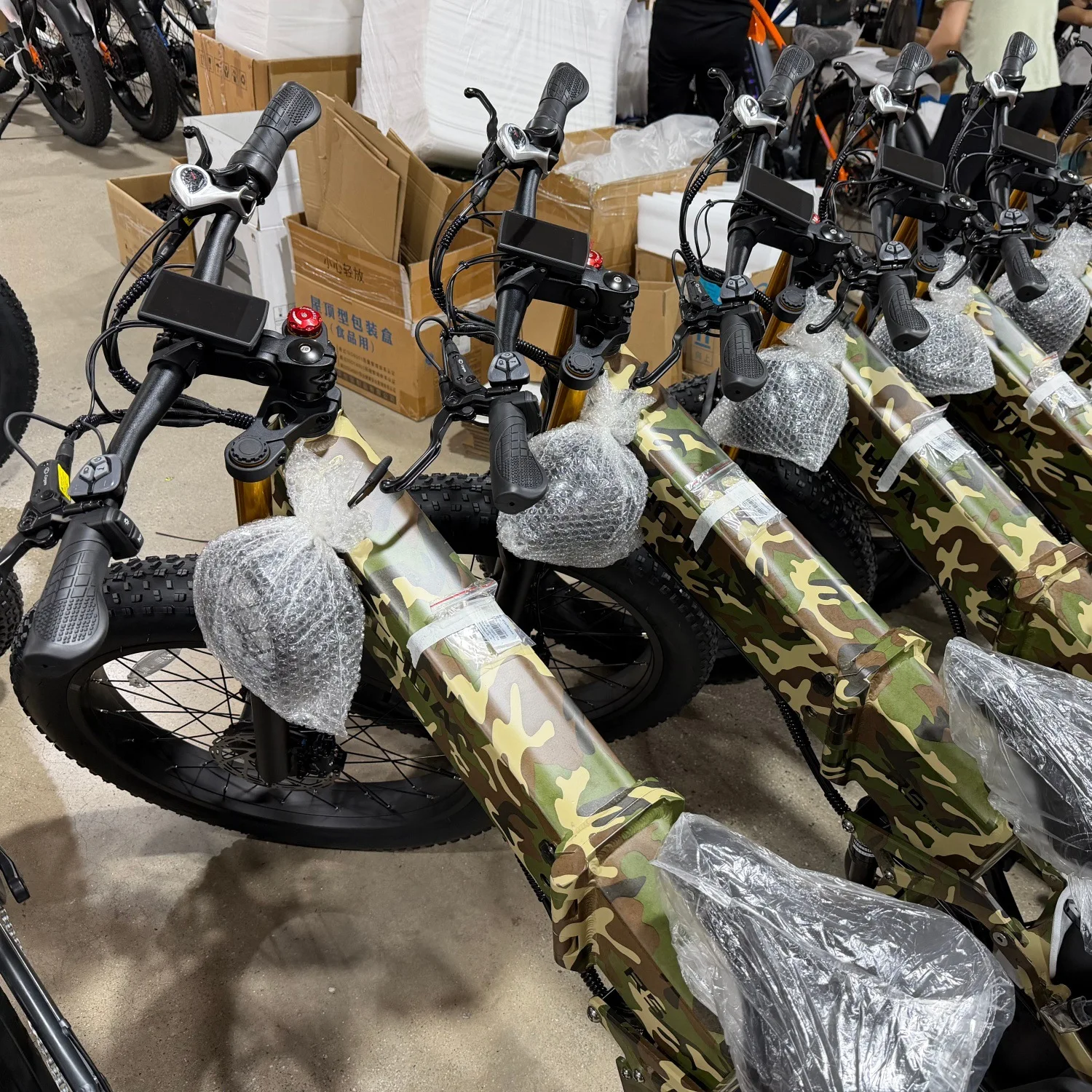 Folding electric mountain bike oversized R5pro long endurance snow bike double shock absorber double motor