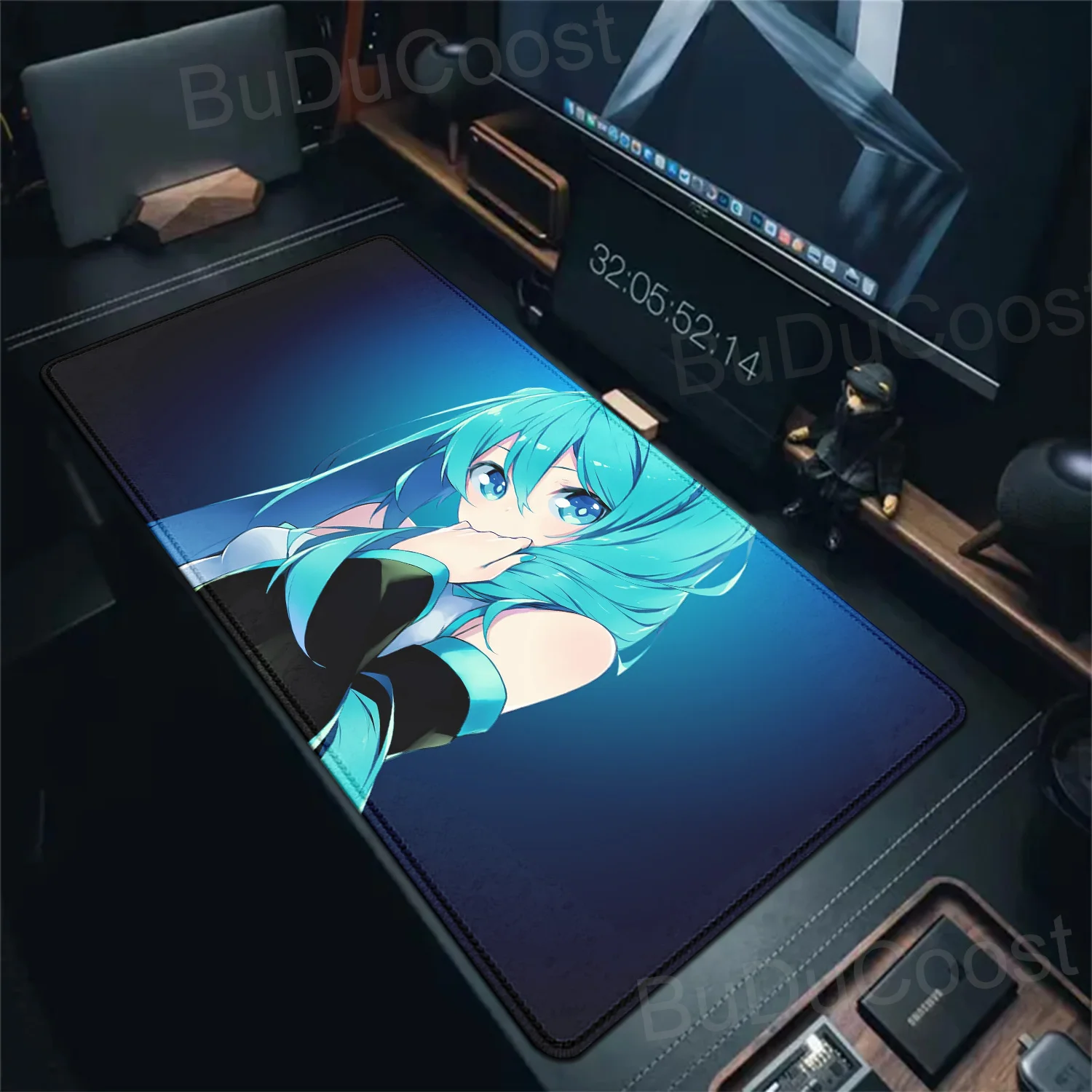 

Desk Protector Mouse Cartoon Anime Rubber Mat Gaming Mousepad Keyboard Mats Gamer Kawaii Cute Deskmat H-Hatsunes Miku Mouse Pad