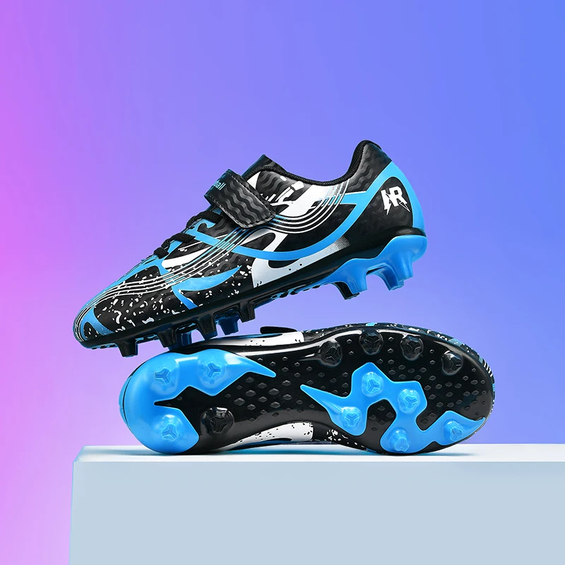 

Новые мужские и детские профессиональные сверхлегкие футбольные бутсы, футбольные бутсы, нескользящие тренировочные кроссовки для мальчиков на траве, Прямая доставка