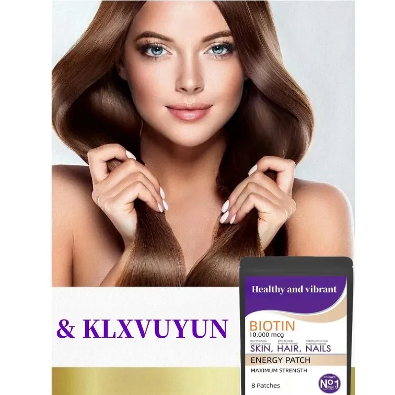 Biotin 10000mcg Patches 8 Week Supply - Strength ||||| Hair, Skin, And Nails Supplement ||||| Non-gmo