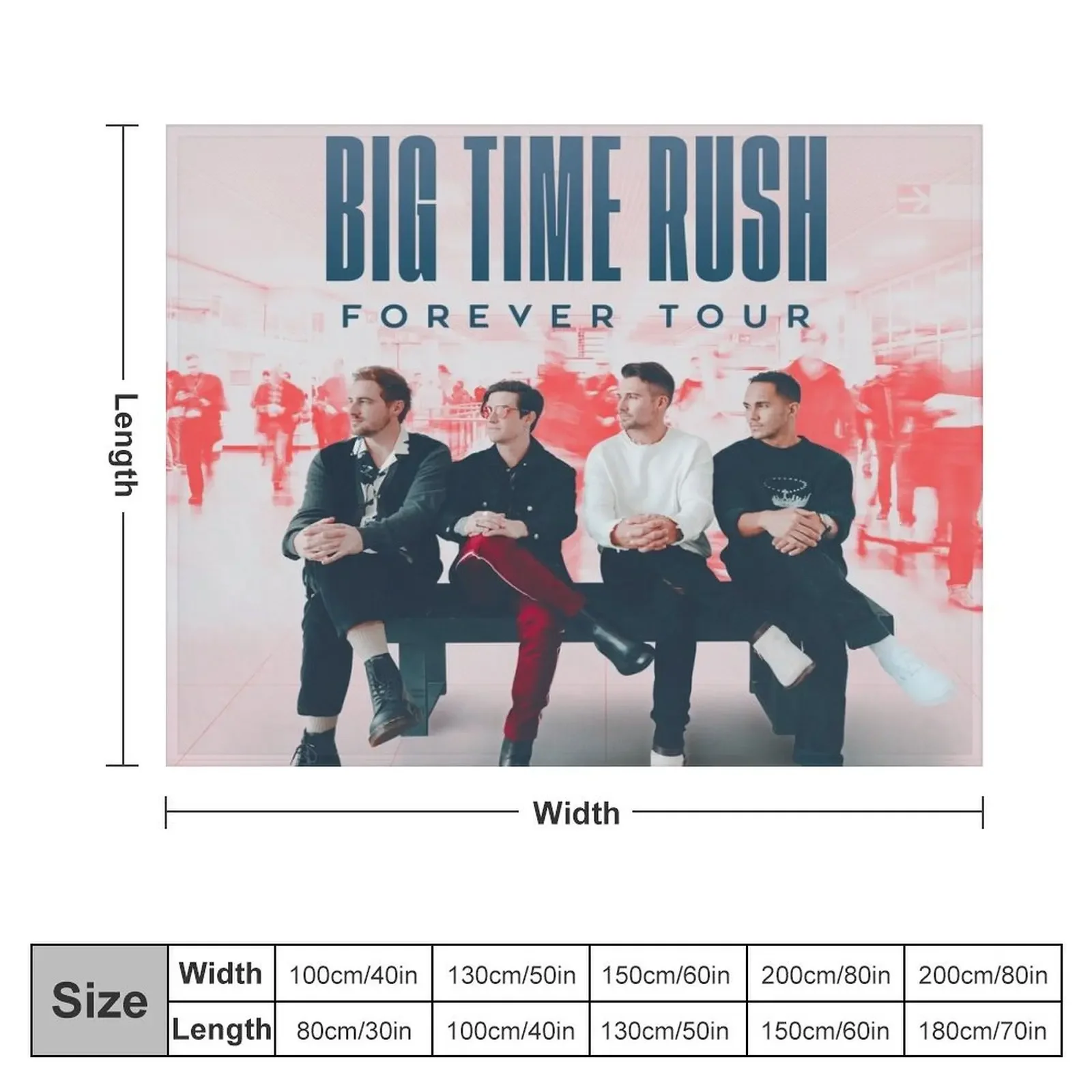 btr 2022 tour btr big time rush btr 2022 tour Throw Blanket heavy to sleep Decorative Sofa christmas gifts Blankets