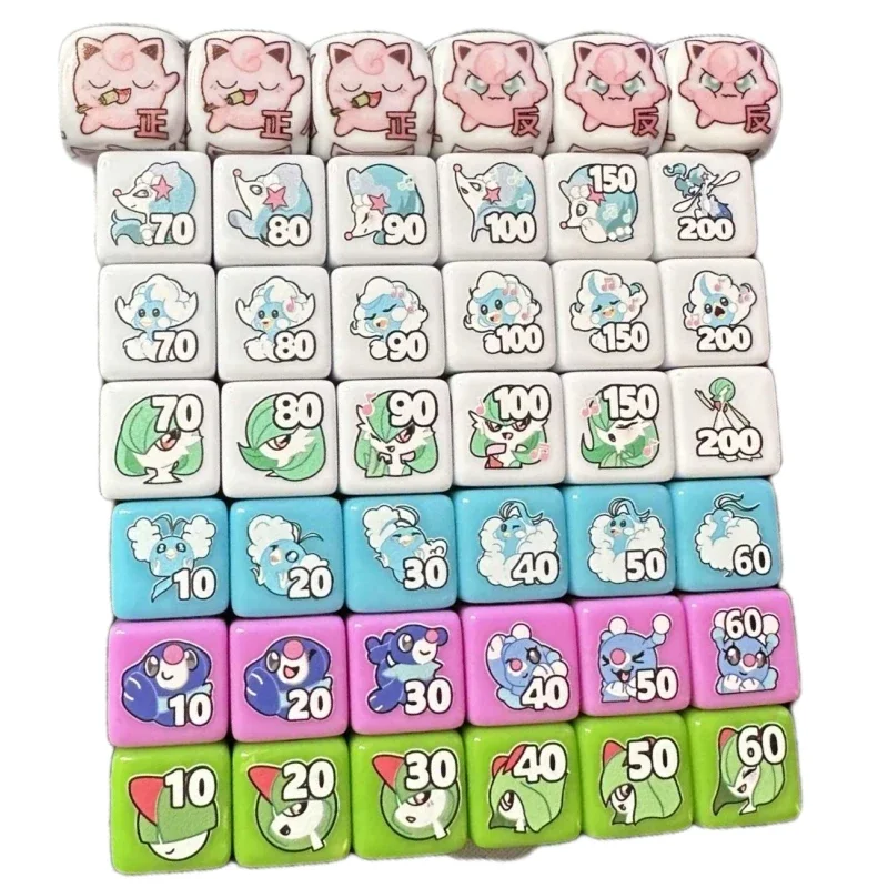 Pokemon PTCG Gardevoir Altaria Primarina Brionne Jigglypuff Self Made Dice Indicator Anime Classics Game Collection Cards Toy