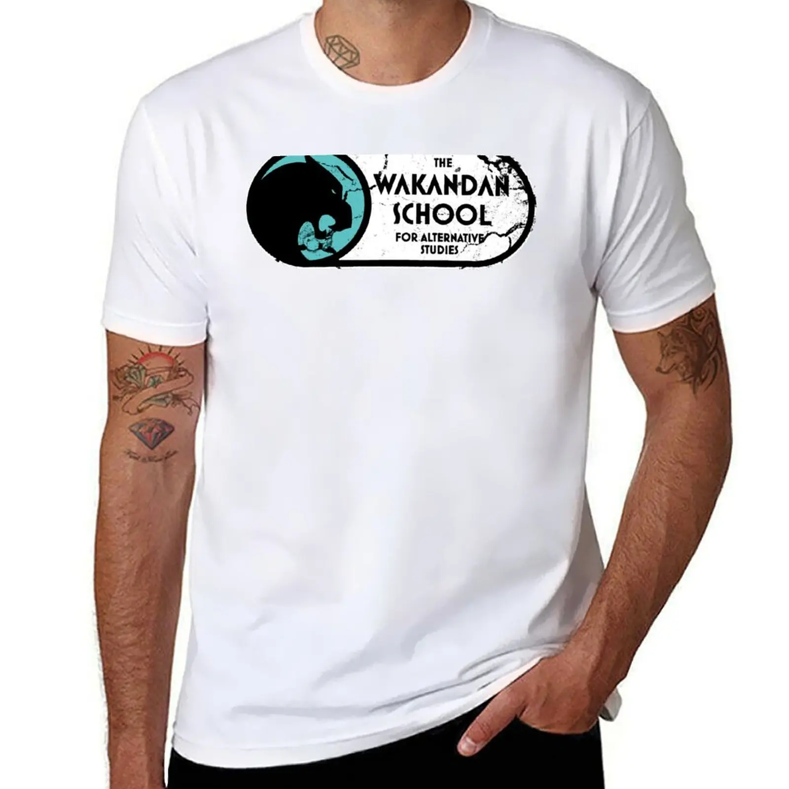 

The Wakandan School For Alternative Studies T-Shirt man t shirt heavy cotton man t shirt cotton T-Shirt