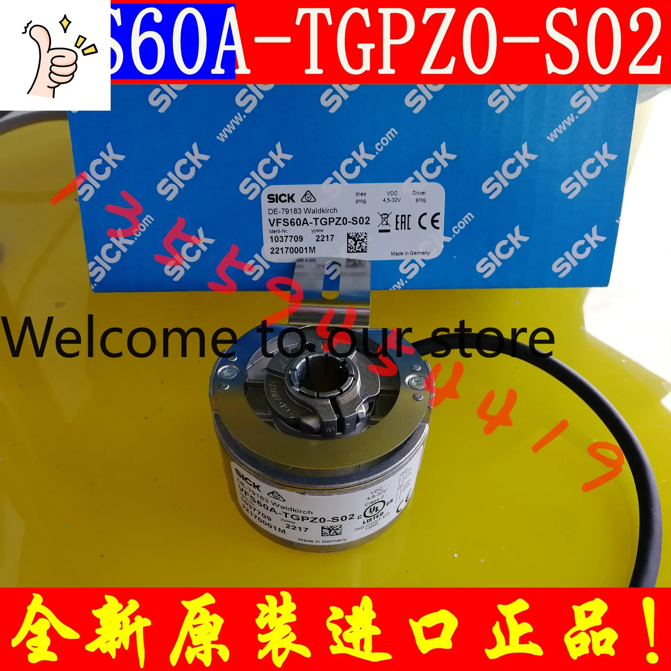 

2026.4 Энкодер SICK 1037709 VFS60A-TGPZ0-S02 Оригинальный, подлинный, бесплатная доставка при заказе