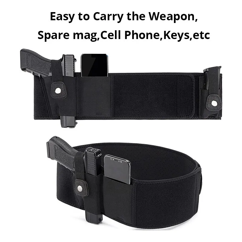 Funda táctica interior oculta para pistola con bolsa de cargador - imagen 2