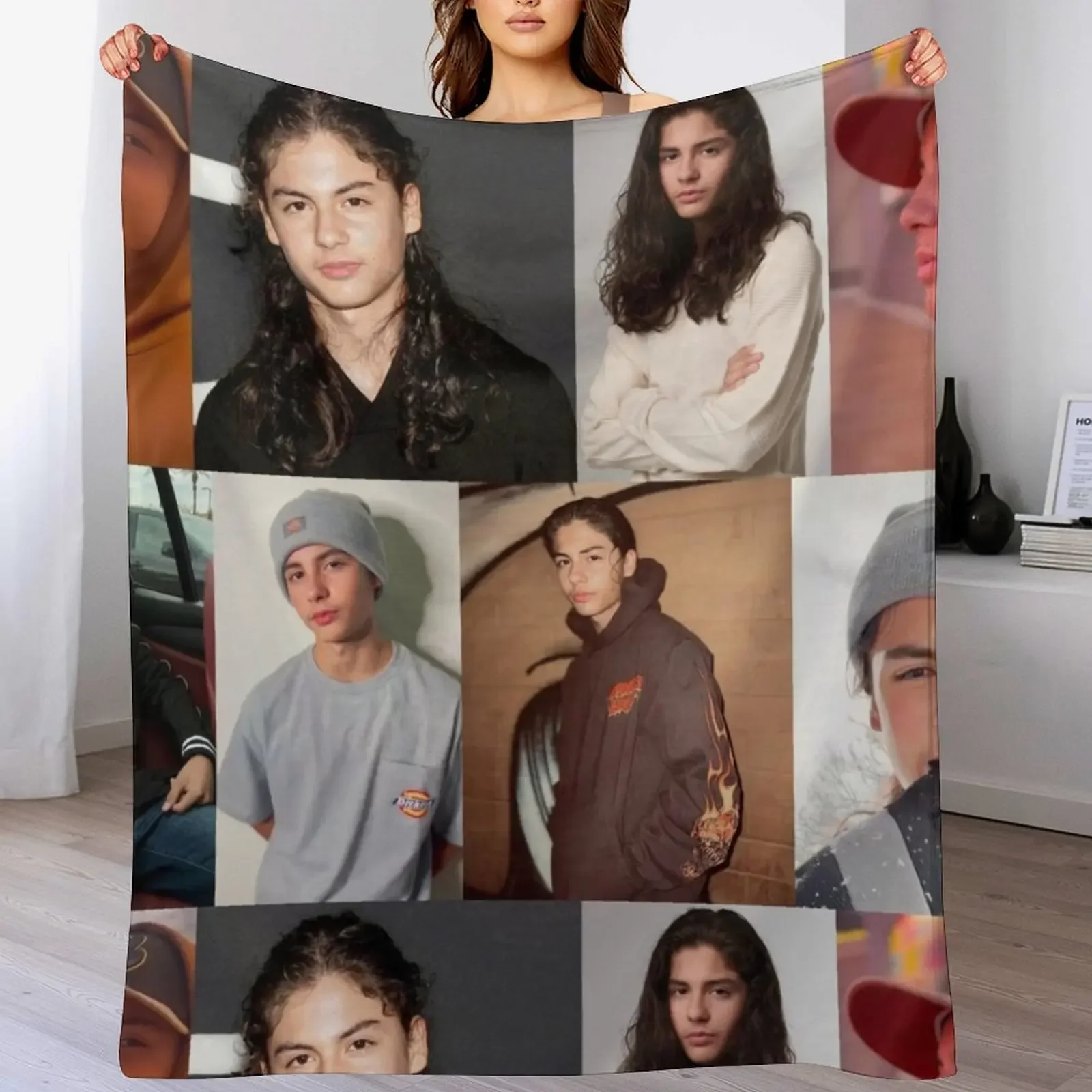 

Miguel Cazarez Mora Collage 2 Throw Blanket Multi Purpose Soft Warm Blanket for Home Travel