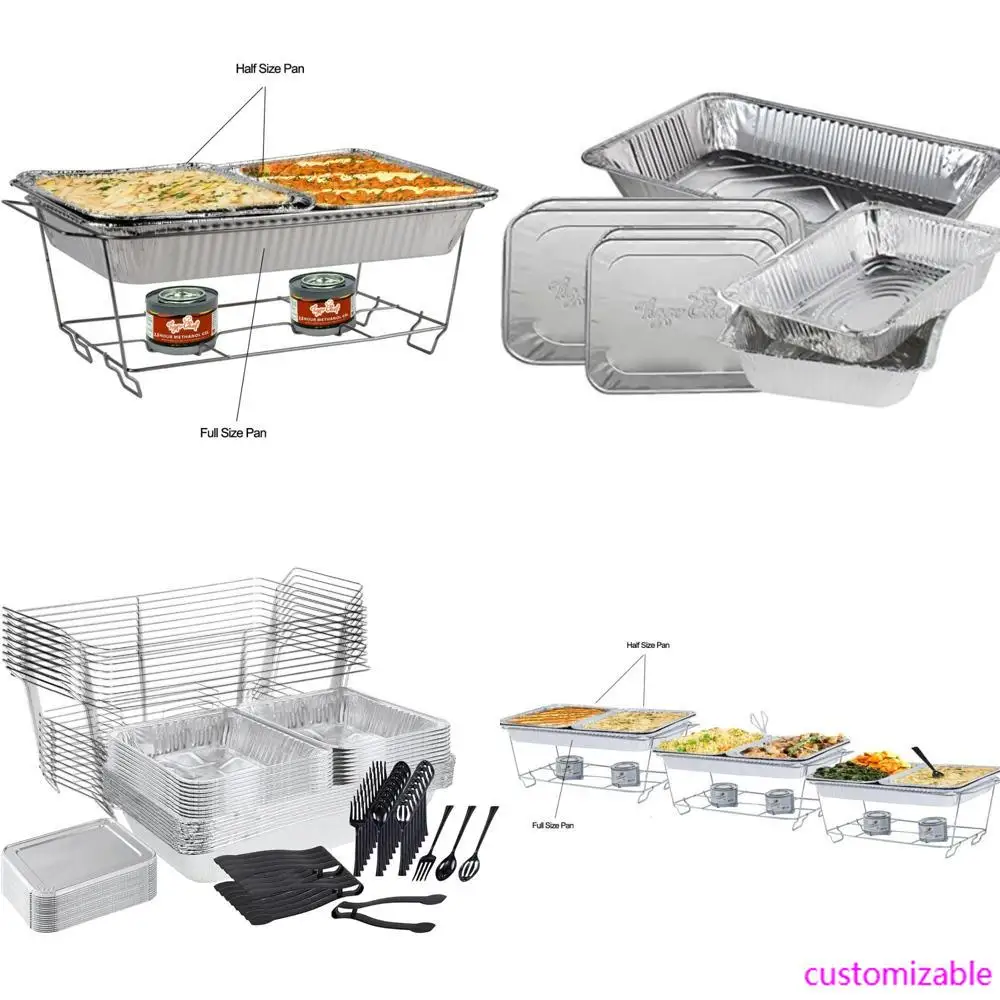 مجموعة تقديم الطعام للحفلات: مقالي الشافر وأدوات للاستعمال مرة واحدة #2